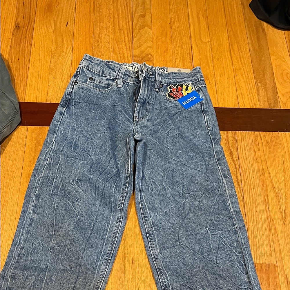Nixon Women's Flare Jeans in Classic Blue